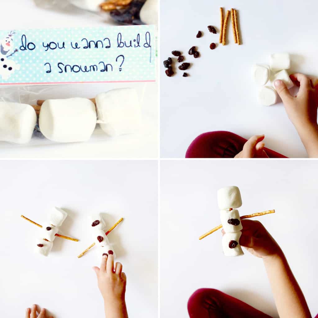 do you wanna build a snowman printable bag topper - pretty providence